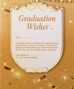 Barbie Signature Graduation Wishes Fashion Doll with Burgundy Robe & Tassel Cap, Collectible Toy in Giftable Packaging - 6