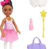 Barbie Toys, Chelsea Ballerina Set, Career Brunette Small Doll with 5 Dance-Themed Accessories Including Swan Wings - 2