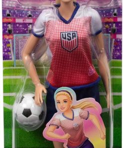 Alternative view of Barbie Careers USSF Soccer Fashion Doll Dressed in Removable Sport-Themed Outfit & Shoes with Accessories​