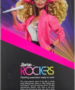 Alternative view of Barbie Signature Doll, and the Rockers Collectible Repro Doll, 40th Anniversary of 1986 Line, Doll Stand and Displayable Packaging