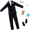 Barbie Clothes, Groom Fashion Pack for Ken Doll on Wedding Day, Tuxedo with Accessories for Complete Look - 1