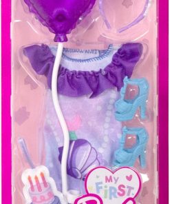 Alternative view of Barbie My First Barbie Clothes, Fashion Pack for 13.5-inch Preschool Dolls, Setwith Mermaid Birthday Accessories & Party Supplies