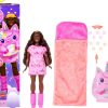 Barbie Party Unboxed Doll & Accessories, Sleepover Reveal Series with 7 Surprises Including Glow-in-The-Dark Activity Pink Pajama Doll​ - 1