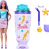 Barbie Pop Reveal Doll & Accessories, Sea Slushy Series Fashion Doll & Pet, 8 Surprises Includes Sensory Slime, and Color Change Hair​​ - 1