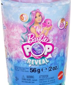 Alternative view of Barbie Pop Reveal Doll & Accessories, Sea Slushy Series Fashion Doll & Pet, 8 Surprises Includes Sensory Slime, and Color Change Hair​​