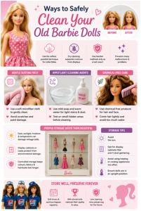 Clean Vintage Barbie Dolls without Damage