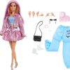 Barbie Deluxe Style Doll in Metallic Pink Barbiecore Skirt and Jacket, 4 Fashions, 4 Accessories, 4 Interchangeable Hands, 2 Shoes & Color Change Hair​​ - 1