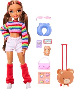 Barbie Dream Besties Weekend Getaway Teresa Doll and Accessories, Fashion Doll with Removable Fashions & 7 Travel Themed Toy Pieces - 1