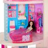 Barbie Dreamhouse Dollhouse | 2 Pools, 2 Slides, Elevator, with 9 Play Areas, Including 2 Houses, & 65+ Pieces Including Furniture & Accessories