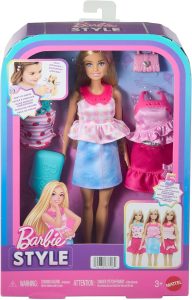 Barbie Easy to Dress Doll Featuring Easy to Dress, Snap on Fashions, Fashion Dolls with Brushable Blonde Hair