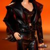Barbie Signature Doll, Miley Cyrus Posable Collectible in Faux Leather Outfit with Hood and Heels | Faux Leather Outfit, Hood, Heels