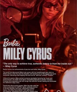 Alternative view of Barbie Signature Doll, Miley Cyrus Posable Collectible in Faux Leather Outfit with Hood and Heels | Faux Leather Outfit, Hood, Heels