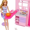 Barbie Weekend Escape House Playset | 10 Accessories Including Cookies to "Bake", Kitten, 4 Play Areas, 2 Bunk Beds & 360-degree Play