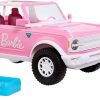 Hot Wheels RC Barbie Ford Bronco Remote-Control Toy Car, RC Vehicle with Puppy Accessory, Dog Bed & Bowl, Plus Stickers for Customization, Fits 2 Dolls - 1