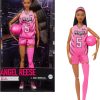 Barbie Angel Reese Doll, Signature, Fashion Doll with Pink Basketball Uniform and Basketball, Includes Displayable Packaging - Basketball Uniform, Includes Basketball, Displayable Packaging - 1