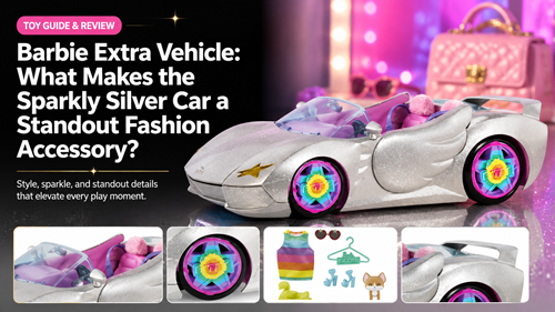 Barbie Extra Vehicle: What Makes the Sparkly Silver Car a Standout Fashion Accessory?
