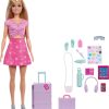Barbie, Family & Friends Malibu Limitless Adventure Blonde Fashion Doll | Luggage and Travel-Themed Accessories