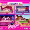 Barbie Mini Land Movie-Inspired Vehicle Collection, Includes 8 1.5-inch Dolls & 4 Vehicles Inspired by the Film - 1