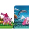 Barbie Mini Land Movie-Inspired Vehicle Collection, Includes 8 1.5-inch Dolls & 4 Vehicles Inspired by the Film
