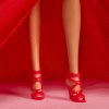 Barbie Signature 2026 Holiday Doll, Brown Hair | Fashion Doll Wearing Red Gown with Bow, Seasonal Collector Doll in Displayable Packaging & Doll Stand​​