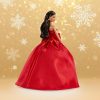 Barbie Signature 2026 Holiday Doll, Brown Hair | Fashion Doll Wearing Red Gown with Bow, Seasonal Collector Doll in Displayable Packaging & Doll Stand​​