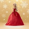 Barbie Signature Doll, 2026 Holiday Blonde Fashion Doll Wearing Red Gown with Bow, Seasonal Collector Doll in Displayable Packaging & Doll Stand