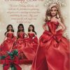 Barbie Signature Doll, 2026 Holiday Blonde Fashion Doll Wearing Red Gown with Bow, Seasonal Collector Doll in Displayable Packaging & Doll Stand