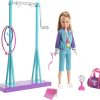 Barbie Team Stacie Doll And Gymnastics Playset With Spinning Bar And 7 Themed Accessories For 3 To 7 Year Olds - 1