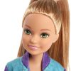 Barbie Team Stacie Doll And Gymnastics Playset With Spinning Bar And 7 Themed Accessories For 3 To 7 Year Olds