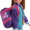 Barbie Team Stacie Doll And Gymnastics Playset With Spinning Bar And 7 Themed Accessories For 3 To 7 Year Olds