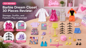 Barbie Dream Closet 30 Pieces Review: Storage, Outfits, and Fashion Play Explained