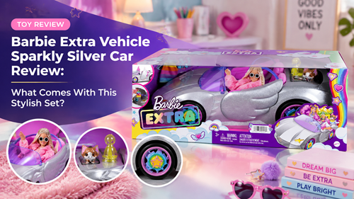 Barbie Extra Vehicle Sparkly Silver Car Review: What Comes With This Stylish Set?