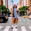 Barbie Signature Collectible @Barbiestyle Fashion Doll, Fashion Week Doll New York Street Style Clothes with Blue Dress, Brown Coat and Accessories