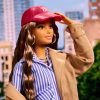 Barbie Signature Collectible @Barbiestyle Fashion Doll, Fashion Week Doll New York Street Style Clothes with Blue Dress, Brown Coat and Accessories