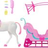 Barbie in the Nutcracker Land of Sweets Horse & Sled - 1