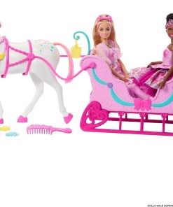 Alternative view of Barbie in the Nutcracker Land of Sweets Horse & Sled