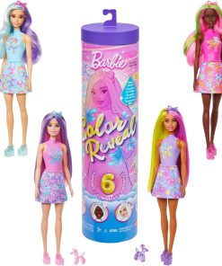 Barbie Color Reveal Mermaid Series Doll & Accessories with 6 Surprises - 1