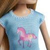 Barbie - Stacie Sisters on Horse Playset with Horse and Saddle of 2, with Riding Suits, Toy and Gift for Children 3+ Years, GXD65.